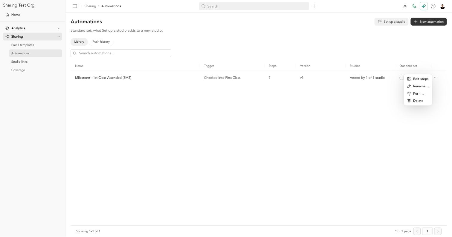 Library automation actions